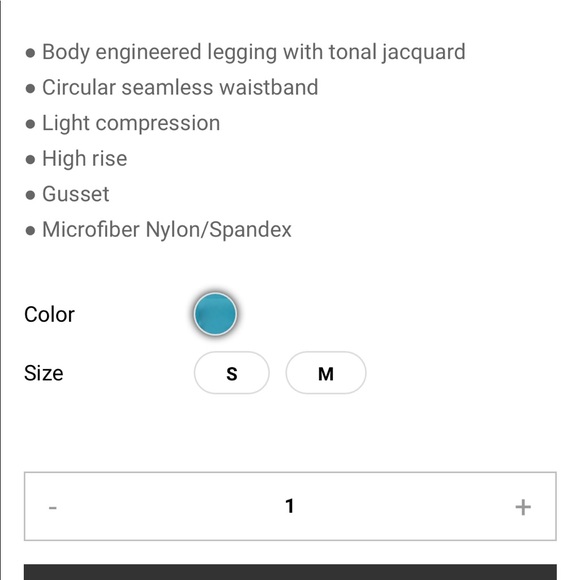 NEW • NUX • Geneva Seamless Leggings Scuba - Picture 4 of 6